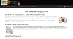 Desktop Screenshot of fireretardantsupply.com